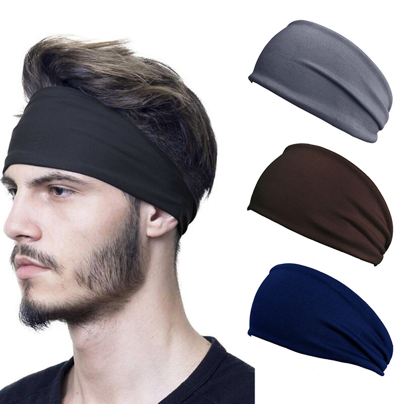 Headband Hair Elastic Bands Stretch Sweatband Run Fitness