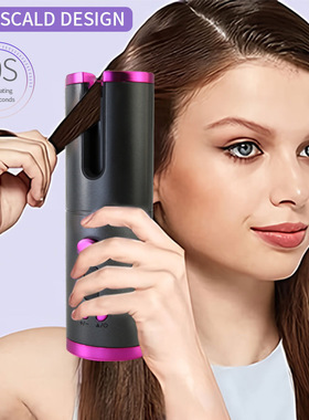 Portable Wireless Hair Curling Iron Auto Hair Curler 卷发器