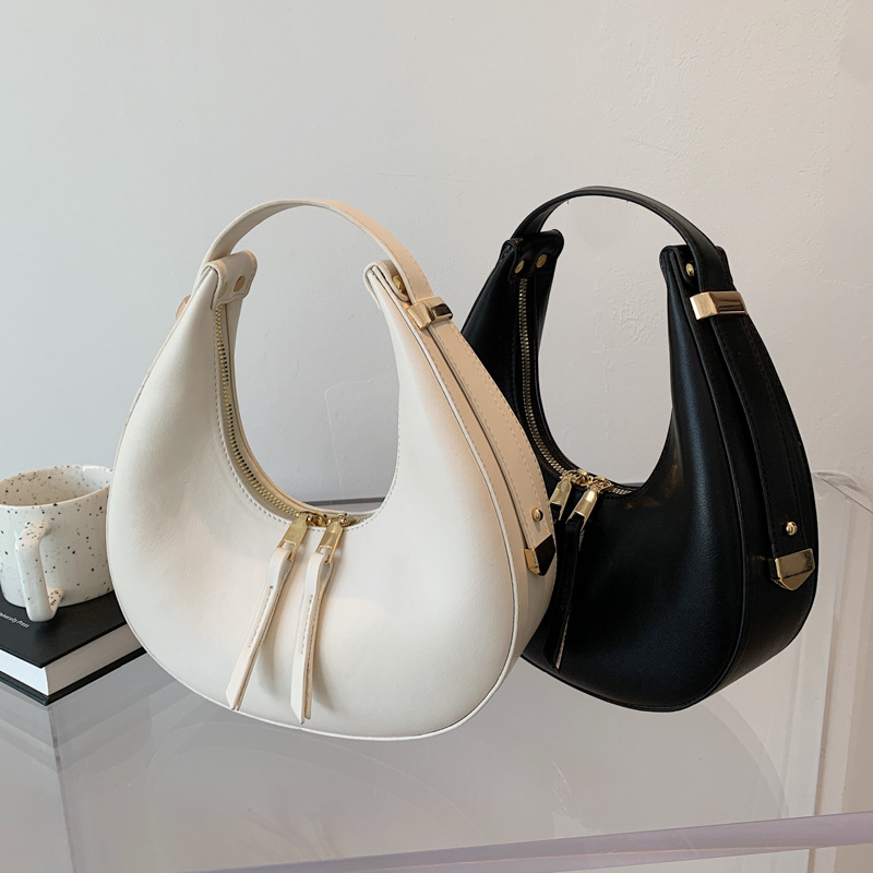 new crescent bag handbag shoulder bags women 月牙包单肩包女