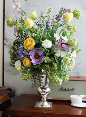iflower绢花家居室内混合成品
