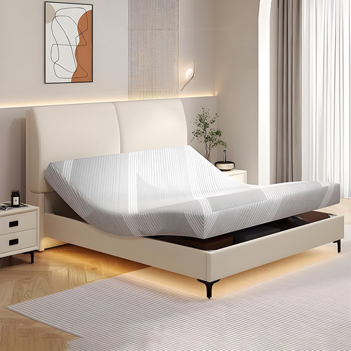 电动起背半躺设计电动升降床