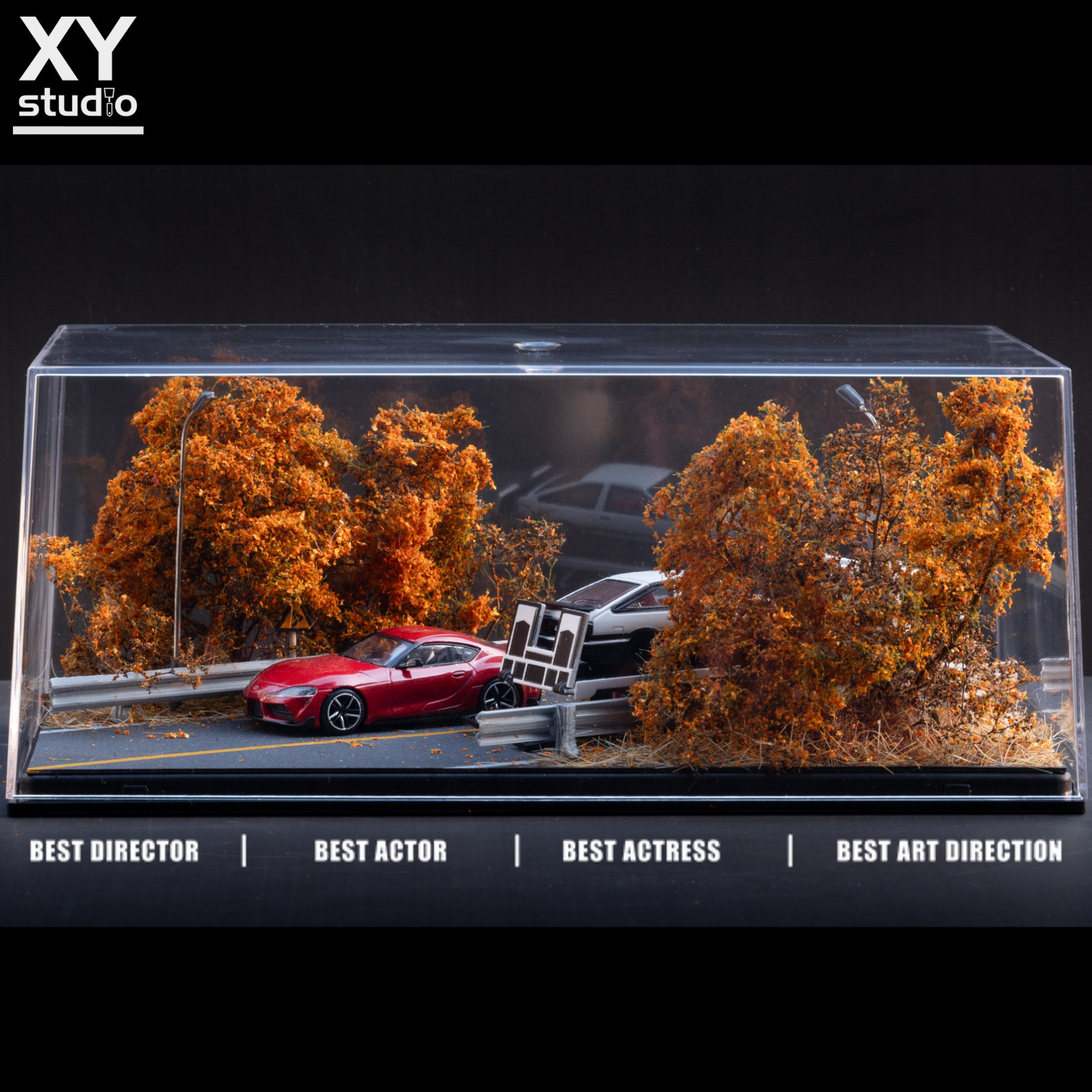 1/64 《双向公路秋季》场景头文字d 小雨哥生日礼物 预定,模玩/动漫/周边/娃圈三坑/桌游,火车/摩托/汽车模型,淘宝优惠券,粉丝福利购,淘宝优惠卷