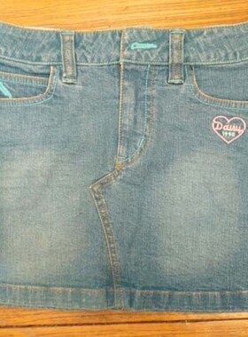DAISY LOVERS蓝色牛仔短裙140/150