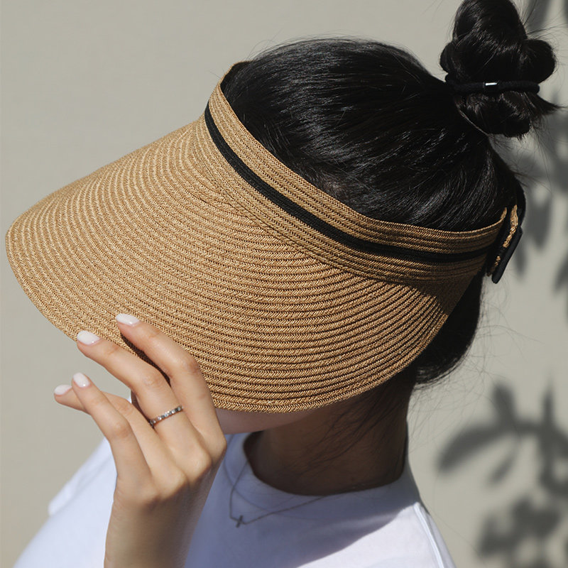 MAGENA 99.5%遮光率全遮面防晒帽可折叠遮阳帽防紫外线空顶帽女