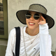 MAGENA品质混纺材质 百搭优雅 防止晒黑 遮阳帽 全遮面空顶帽