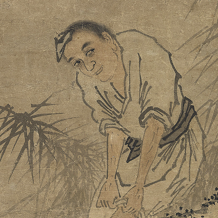 明 叶广 丛荻閒渔图 故宫真迹复制品24x81cm中国历代名画花鸟名作,家居饰品,国画,淘宝优惠券,粉丝福利购,淘宝优惠卷