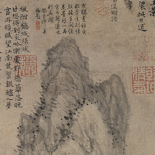 王绂真迹复制品台北故宫国画名作
