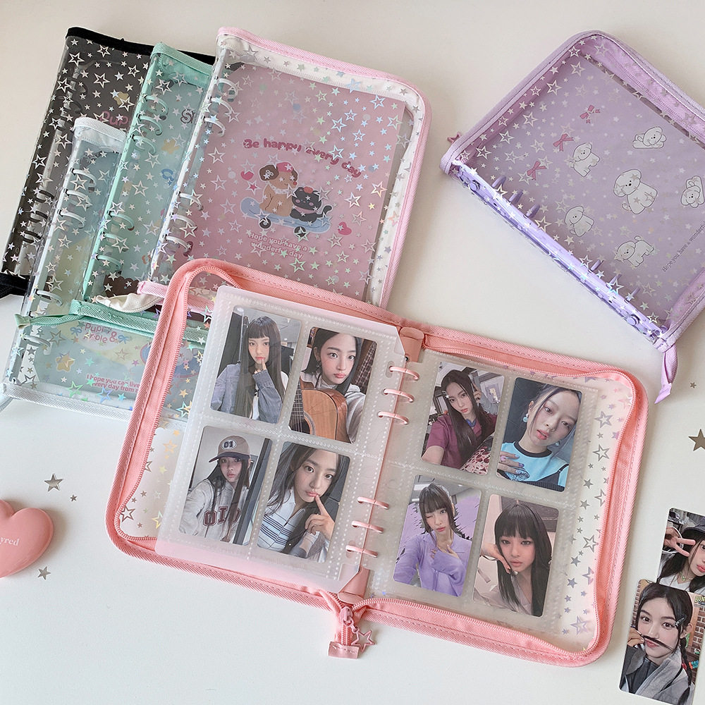 ins镭射星星A5活页小卡相册