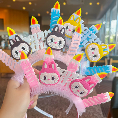 生日派对拉布布发箍防滑头箍