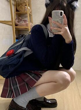 【小炽】jk格裙八月信原创正版校供感高腰显瘦百褶裙学生半身裙女