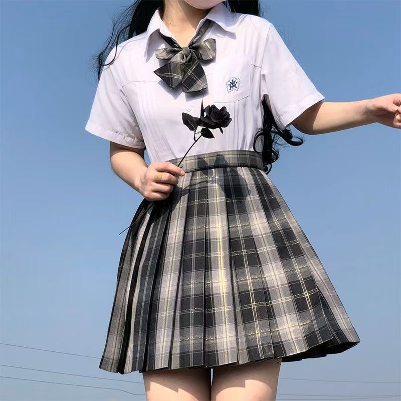 【雾池野】jk制服百褶裙夏季学院风半身裙学生百搭短裙辣妹超短裙