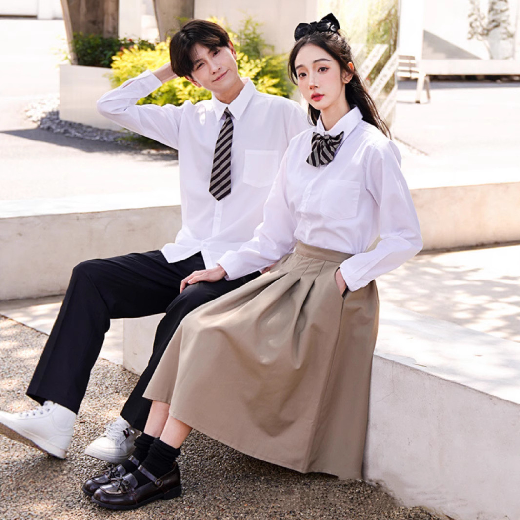韩版班服学院风学生运动会英伦风校服诗歌朗诵合唱团演出服套装