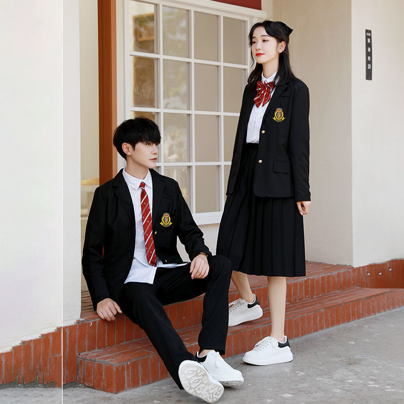 初高中学生毕业季学院风班服套装
