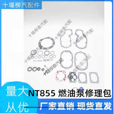 适用重庆NT855油泵修理包NTA855-G2燃油泵密封垫油封胶圈维修散件