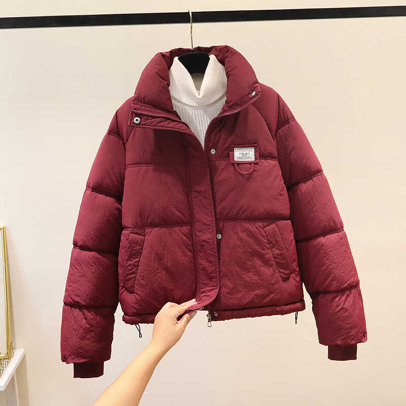 短款加厚短款棉服洋气宽松羽绒棉