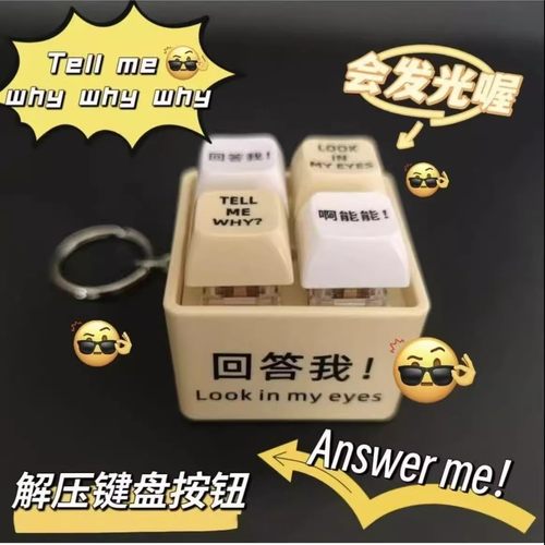 回答我发声按钮玩具语录可发声