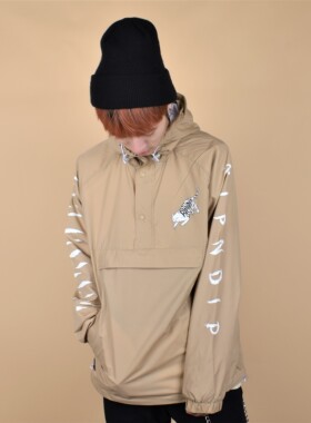 【Ohh】现货RIPNDIP TATTOO NERM HALF ZIP ANORAK美潮贱猫外套