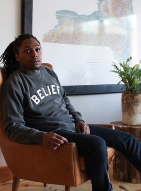 【Ohh】现货BELIEF IVY LEAGUE CREWNECK美潮秋冬男女加绒卫衣