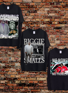 【Ohh】现货HOMAGE TEES 新款 BIGGIE嘻哈新说唱男四季短袖T恤
