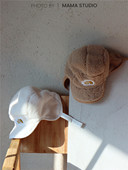 mama studio 儿童冬户外抓绒雷锋帽保暖护耳摇粒绒棒球帽粘扣防掉