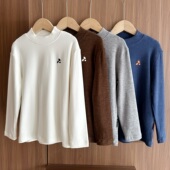 mama T恤 校园运动保暖内搭长袖 studio 秋冬儿童自发热中领打底衫