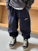 studio 山系儿童户外一体绒保暖软壳裤 防水防风冲锋裤 mama 束脚裤