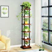 花架北欧简约铁艺落地式 饰室内盆景架 客厅置物架子创意现代阳台装