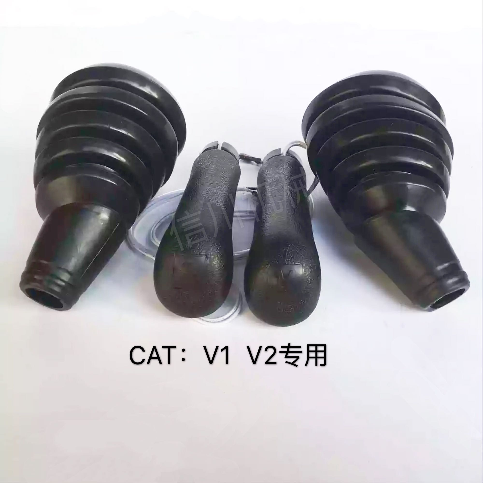 挖掘机配件卡特E320V1V2老款操作手柄防尘套先导操纵杆胶套装饰件