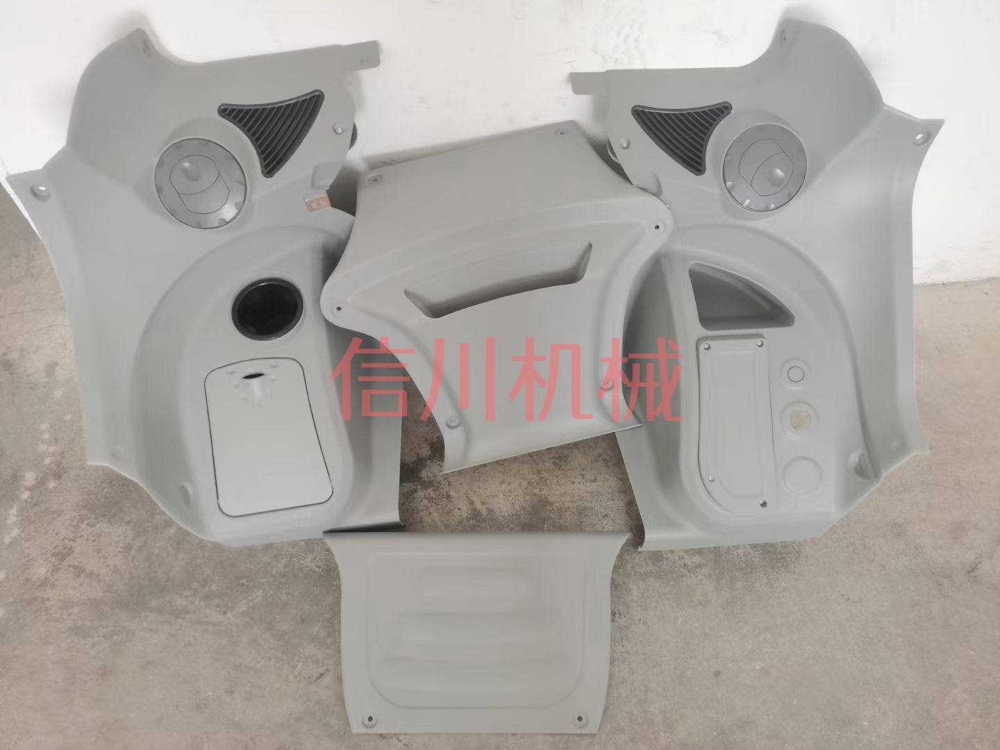 挖掘机徐工150/210/200DA/260/370C驾驶室座椅后工具箱储物箱装饰