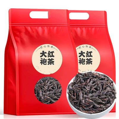 2025年新茶大红袍茶叶岩骨花香新茶岩茶高山乌龙肉桂袋装