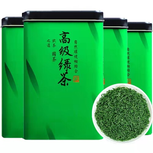 高山绿茶铁罐装大份量