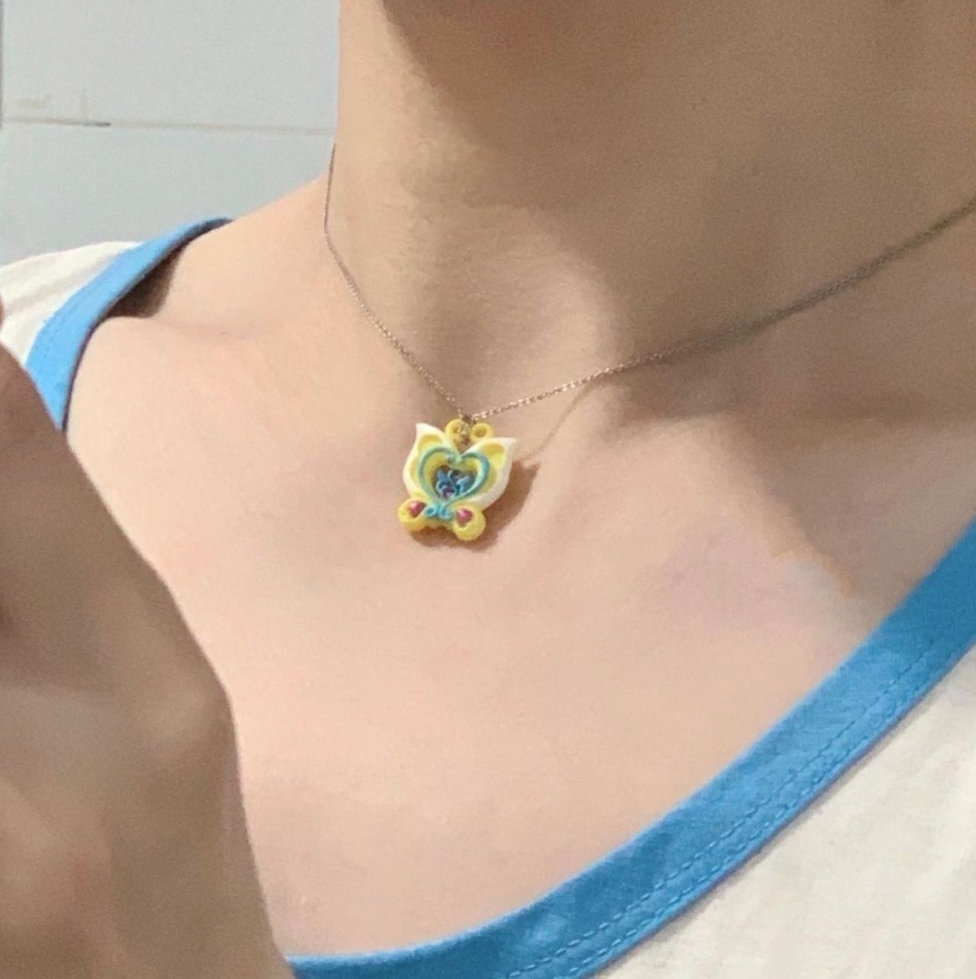 小红书同款巴啦啦小魔仙锁骨链小项链