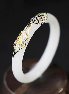 苍兰决同款骨兰手镯新中式东方青苍复古仿玉石琉璃手环时尚手串