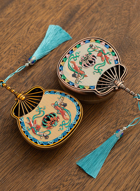 敦煌珐琅彩香炉琵琶扇子仿古檀香炉盘香炉香薰炉家用景泰蓝熏香炉