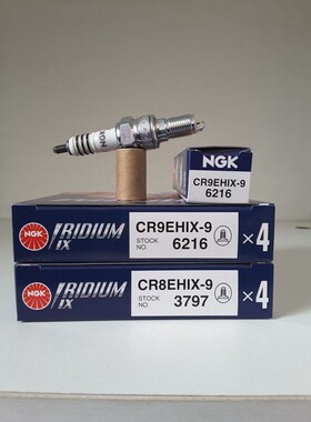 日本NGK火花塞CR9EH-9 CR8EHIX-9  CR9EHIX-9 适用CB400 RT3等