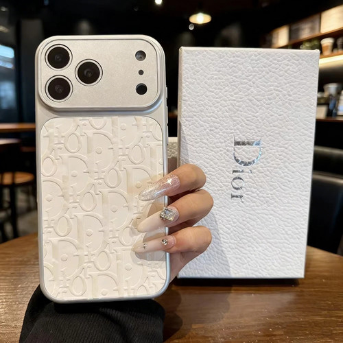 ins高级感立体D文字奢侈品适用苹果18PM手机壳iPhone17ProMax男女16pro max小众15个性14全包13p防摔12保护套