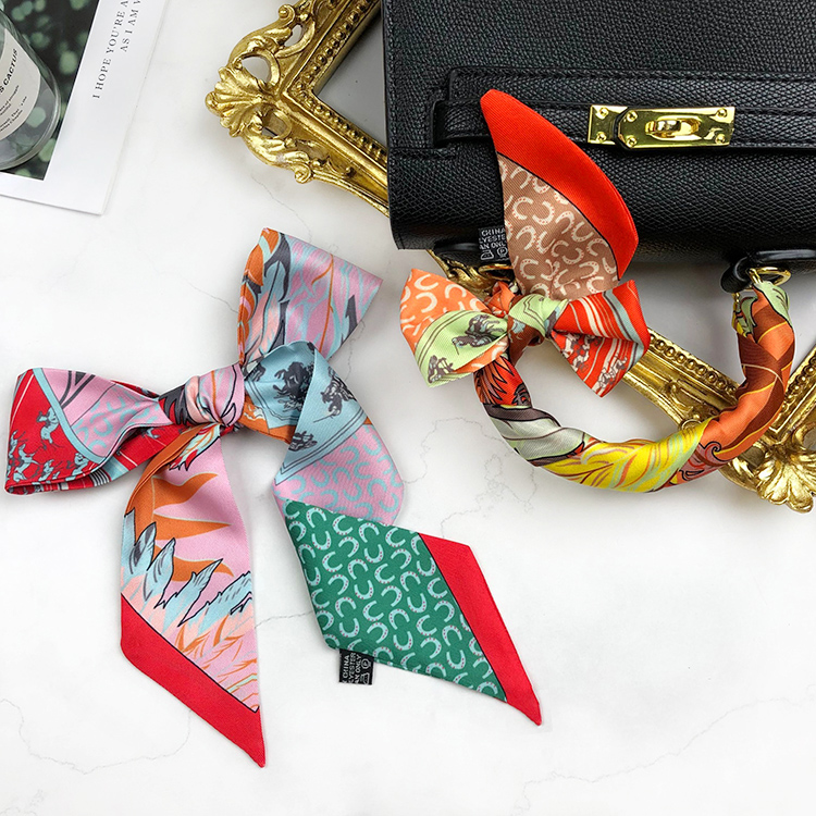 绑包系缠包带绑包包手柄丝巾绑手提包长条小丝带装饰领巾围巾女