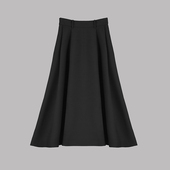 时尚 减龄大摆a字半裙女洪长裙遮胯 大气同款 密码 旗舰店自营店推荐