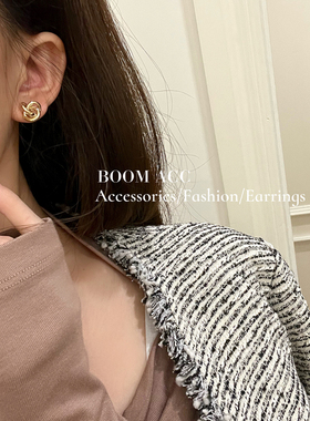 BOOMACC耳环缠绕气质时尚百搭