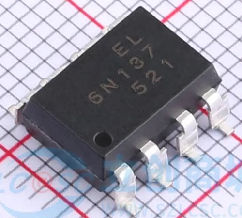 原装 6N137S(TA) 贴片SOP-8 逻辑输出光耦 4.5V~5.5V 隔离5kV