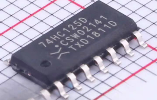 全新贴片 74HC125D,653 SOIC-14三态输出的四路缓冲器/线路驱动器