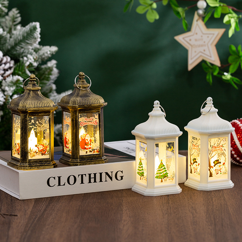 Christmas decoration supplies props led candle lantern hand-