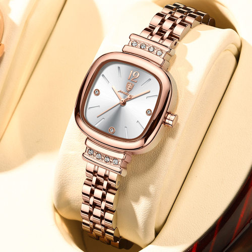 Swiss brand waterproof ladies' watch trend ultra-thin square