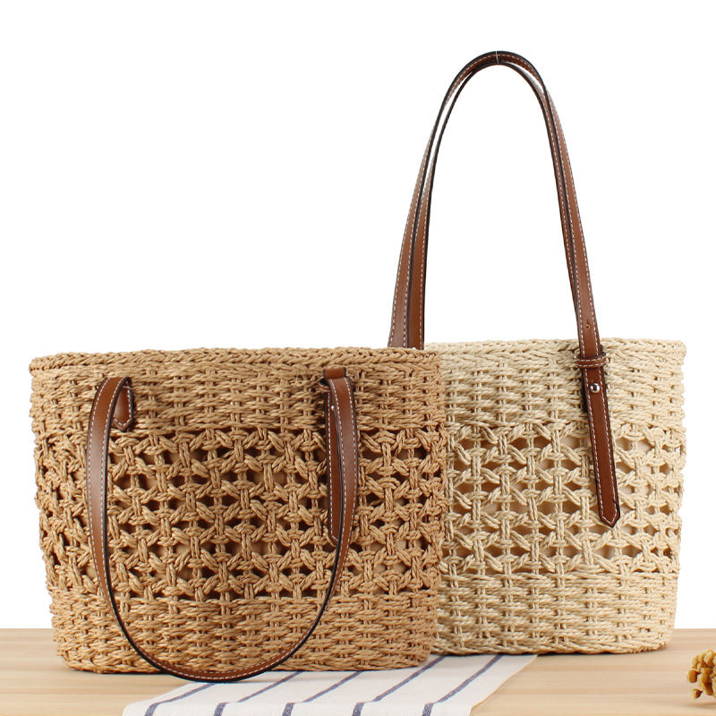 French high-end fashionable tote bag large capacity paper