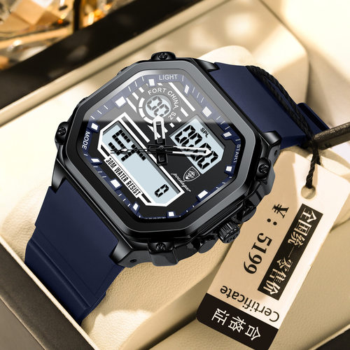 瑞士品牌新款电子表青少年男士Teenage electronic watch for men