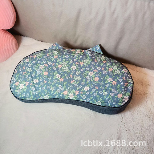 猫肚枕耳朵荞麦颈椎纯棉花草