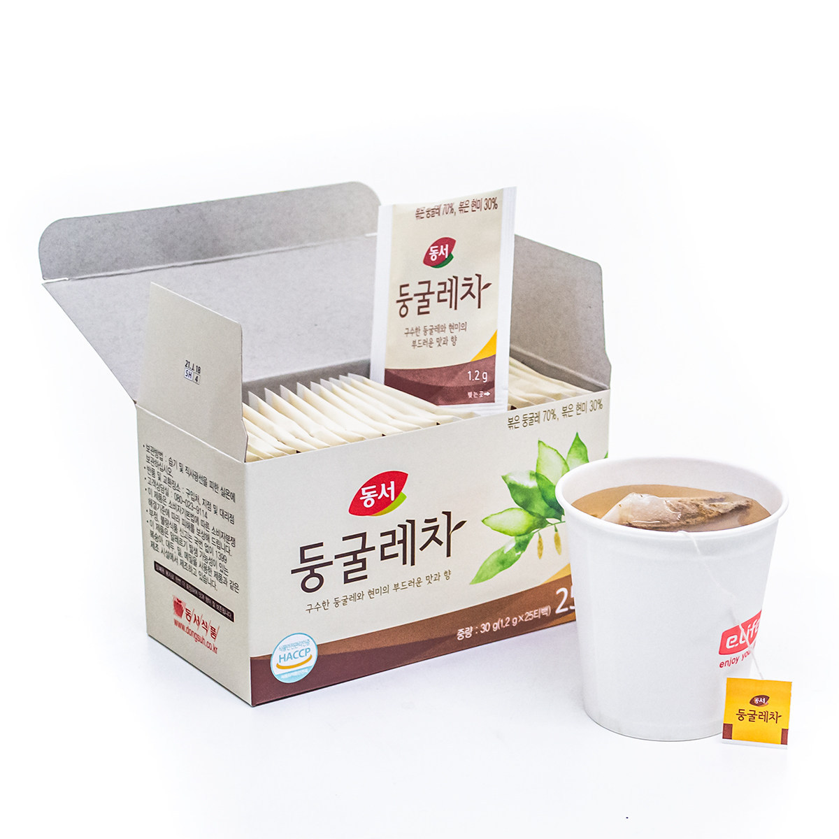 韩国进口东西玉竹茶烘焙茶包冲饮清香玄米茶独立小包1.2g*25袋
