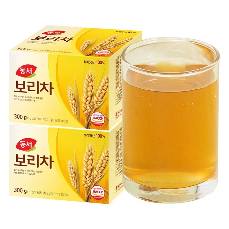 韩国进口东西大麦茶300g原装正宗玉米茶烘焙茶包独立包装袋泡