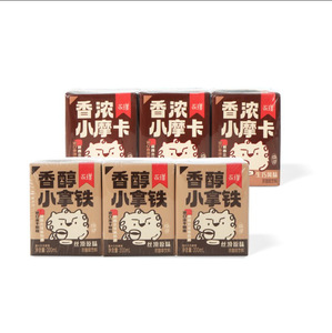 永璞即饮咖啡香醇小拿铁&香浓小摩卡分享装200ml*3连包