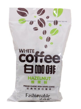马来西亚法诗诺经典怡保白咖啡 榛果味速溶咖啡1000g（20gx50条）